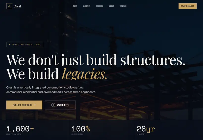 Crest Website