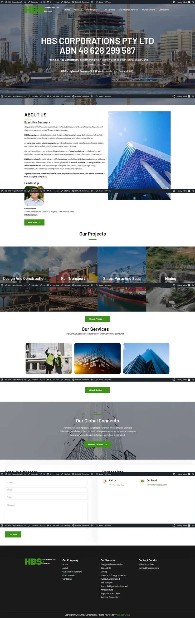 HBS PNG Website