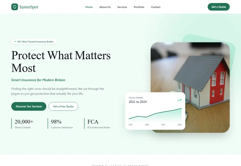 InsureSpot Website