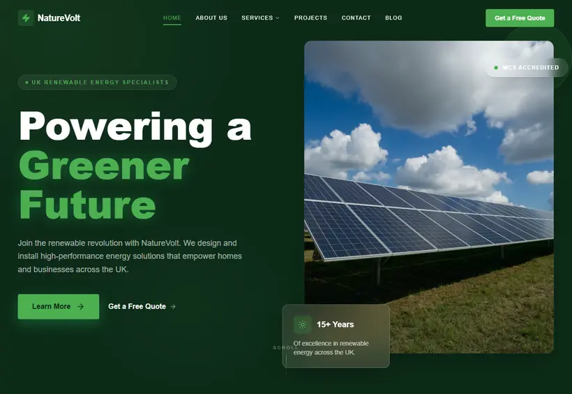 NatureVolt Website