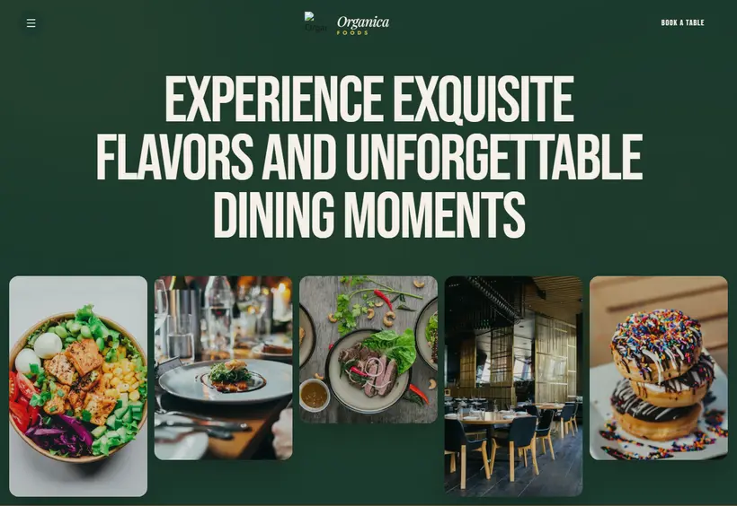 Organica Foods Website