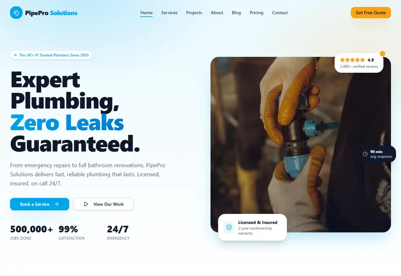 PipePro Solutions Website