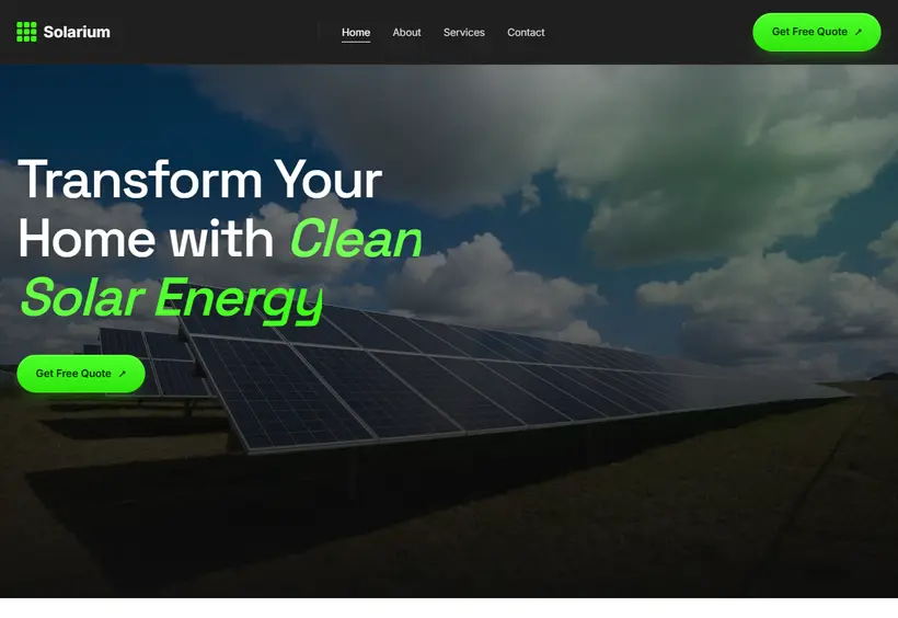 Solarium Website
