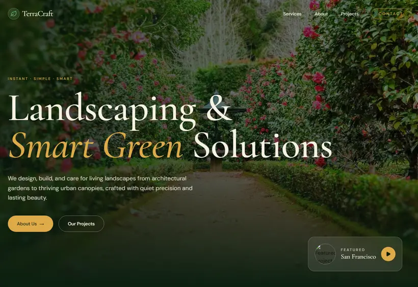 Terra Craft Website