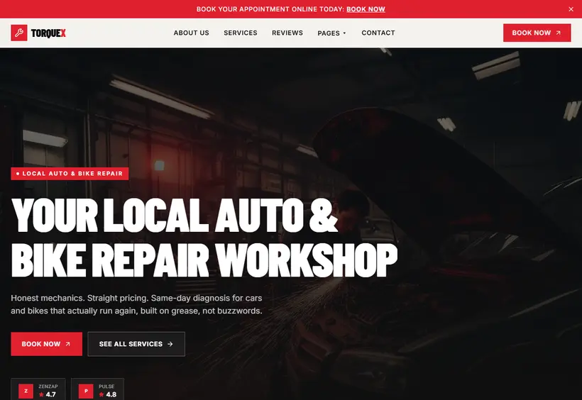 TorqueX Website